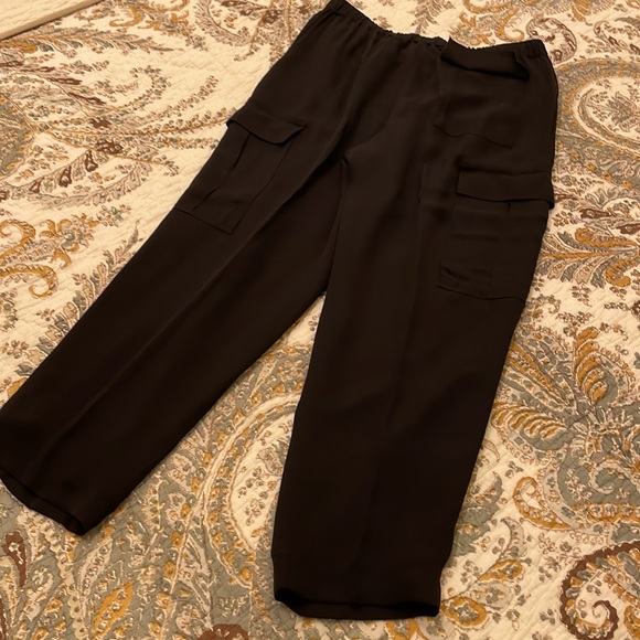 THEORY Silk Cargo Pants - Picture 7 of 10